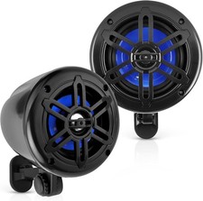 Pyle 4" Waterproof Marine Box Speakers - 150W 2-Way Off-Road Audio System