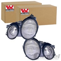 2X VAN Wezel H7/H7 Scheinwerfer SET Links+Rechts Passend FüR MERCEDES-BENZ CLK