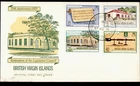 DR WHO 1975 BRITISH VIRGIN ISLANDS FDC LEGISLATIVE COUNCIL ANIV COMBO R64371