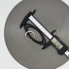 Black Oval Oakley Style Carabiner Keychain Clip eclipse with Carabiner Clip New