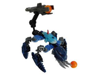 LEGO Bionicle 2007 Hydruka Morak Minifigure / Figure Set 8932 (40 Pieces)