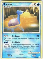 Pokemon Lapras 24/123 Rare HeartGold & SoulSilver Pokemon Near Mint on eBay
