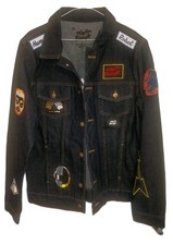 JAN SALE..Daft Punk Maxfield LA Mercadorama Pop-Up Shop XXL Denim Jacket BNWT