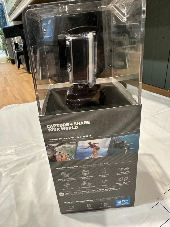 GoPro Hero 4 Silver Edition High-Resolution Camera + Bundle Brand New In Box! - Image 2 of 4