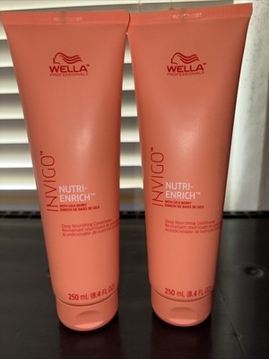 2X  Wella Invigo Nutri-Enrich Deep Nourishing Conditioner, 8.4 oz  NEW
