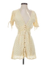 Faithfull the Brand Women Yellow Casual Dress 2