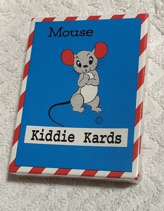 RARE 1947 Kiddie Kards MOUSE Edition Card Game - NEW sealed package!
