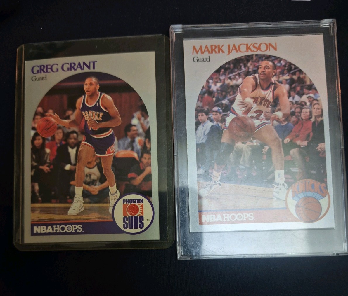 90-91 NBA Hoops Cameo Mark Jackson, Menendez Brothers & Greg Grant, Paula Abdul