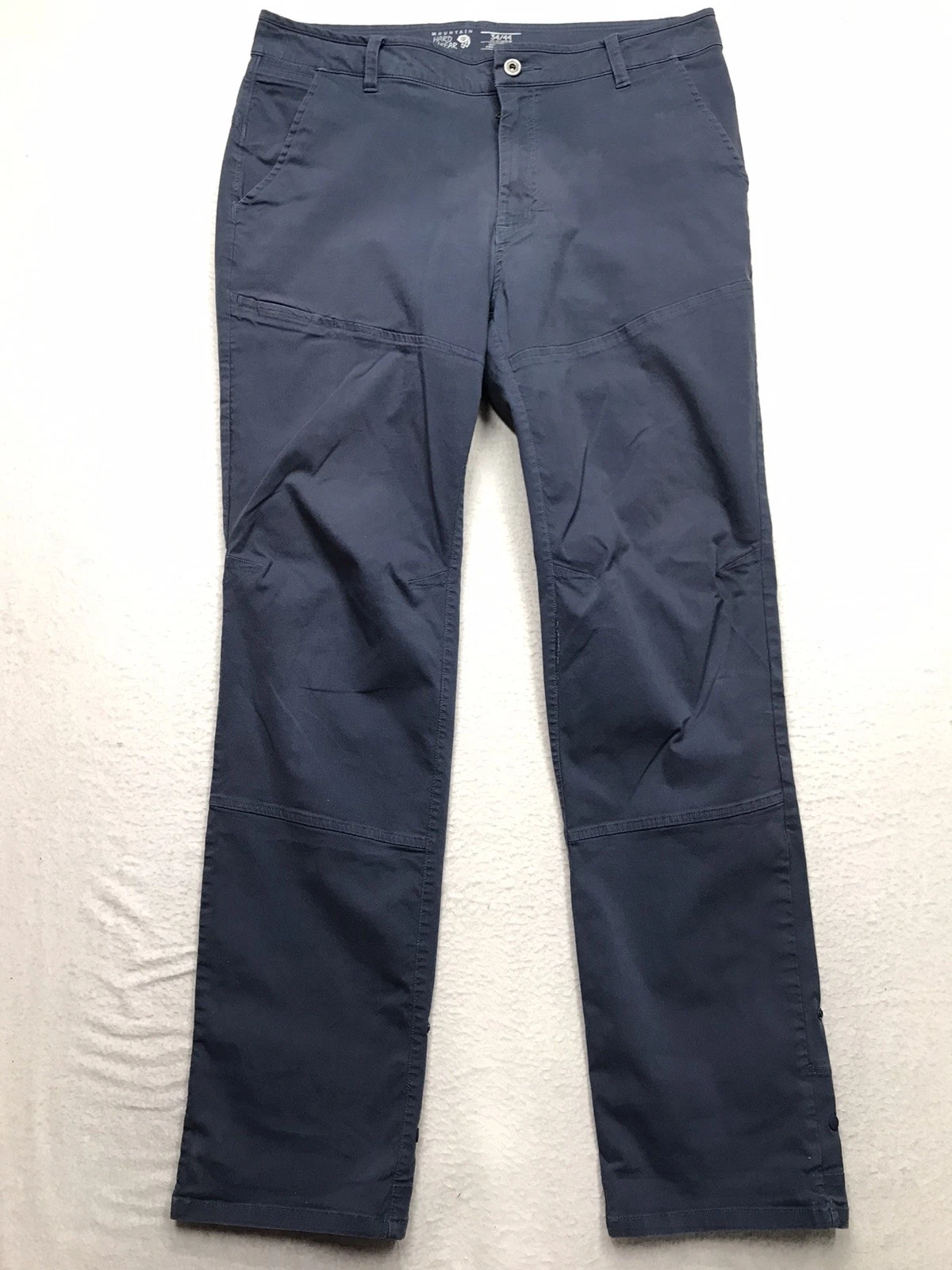 MOUNTAIN HARDWEAR AP Active Pants Men 34x32 Blue Performance Stretch Hiking
