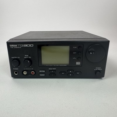 Yamaha TG300 Rackmount Digital Synthesizer MIDI In/Out/Thru Line Out DC In