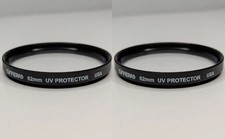 62mm Set of 2 Tiffen UV Protection Filter Made in USA
