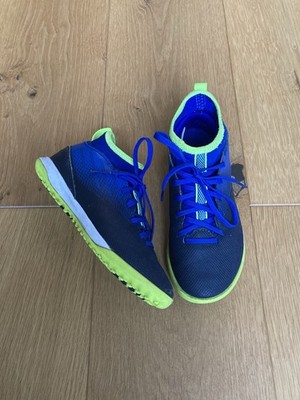 Kipsta Agility 500 Junior Multinoppen Fußballschuhe Gr. 30 Blau Gelb Top Zustand