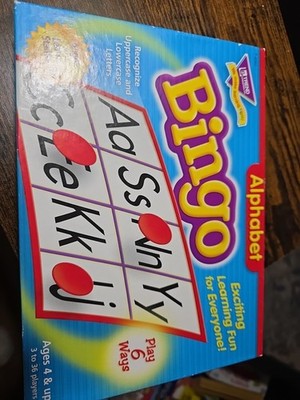 Vintage Trend Alphabet Bingo Ages Game 4+  100% Complete Excellent Shape 2002 Ed