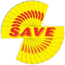 Versa Tags Dealership Stickers 12 Pack of Stickers Car Lot Windshield Slogan Dec