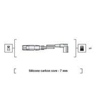 Magneti Marelli ZÜNDKABEL-SATZ Passend FüR Audi A3 Seat Alhambra Skoda Fabia