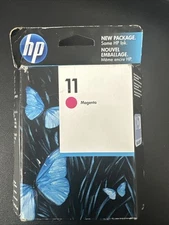 Genuine HP 11 Magenta Ink Cartridge C4837A Sealed Expired 2012