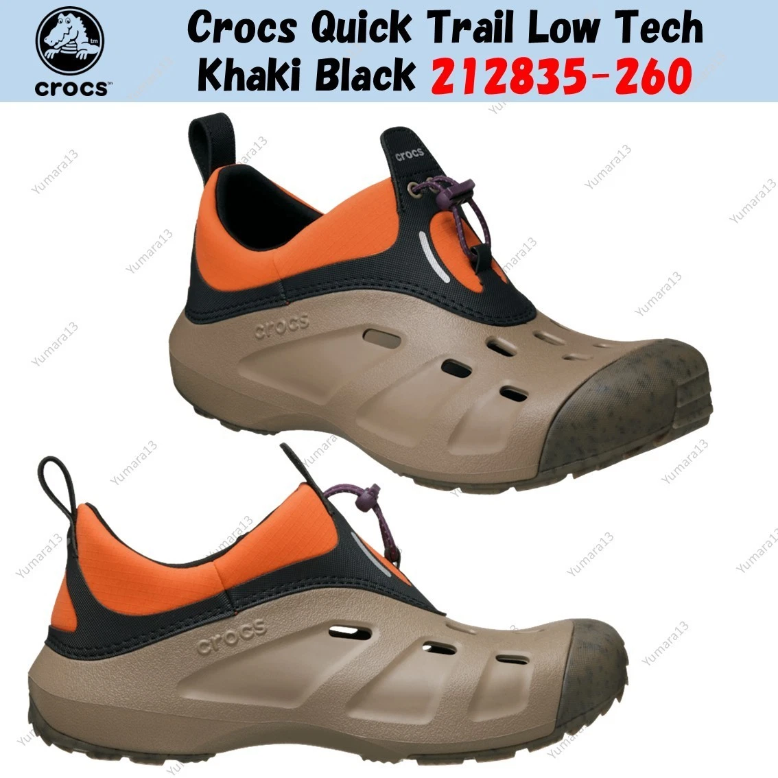 n.　400i② Crocs Quick Trail Low Black for sale | eBay