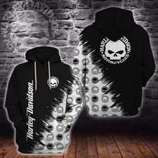 Personalized Harley Racing Davidson 3D Hoodie , Unisex Adults S-5XL