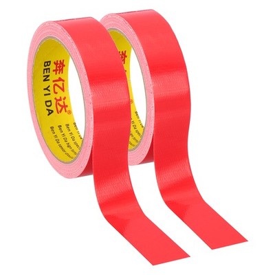 1''x0.01'' Bookbinding Tape 22 Yard 2 Roll Cloth Bookbinding Repair Tape Red