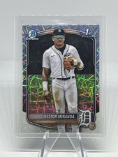 2025 Bowman Chrome Mega Box Nestor Miranda 1st Geometric Refractor RC #BCP-217