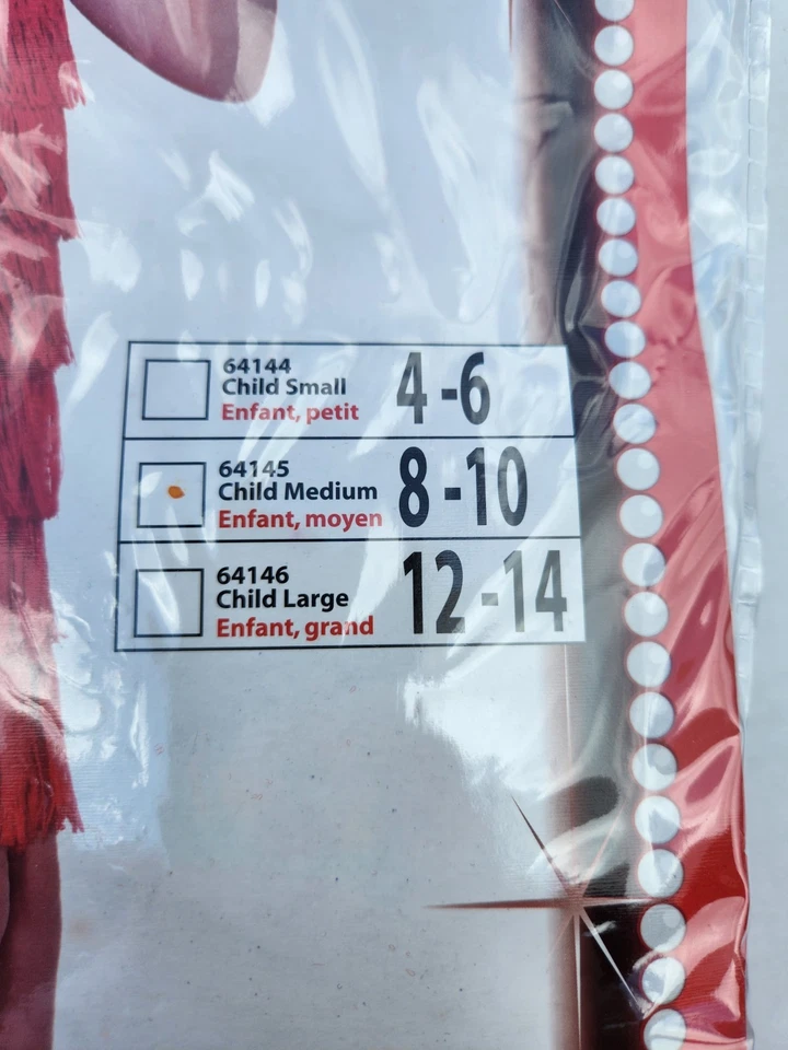 Fantasia Flapper Feminina Média 8-10 Red Roaring Anos 20 Fórum Novidades LEIA - Imagem 2 de 4