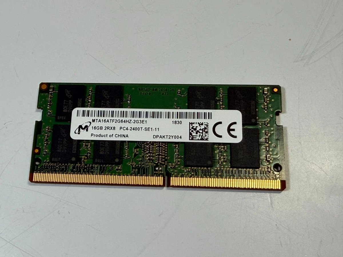 Micron PC4-21300 (DDR4-2666) Bus Speed DDR4 SDRAM Memory (RAM) for