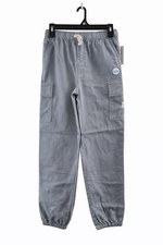 Boys Gray Cotton Cargo Joggers Size 10 NWT