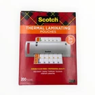 200 Pouches Scotch Letter Size Thermal Laminating Pouches 3mil 8.9" x 11.4"