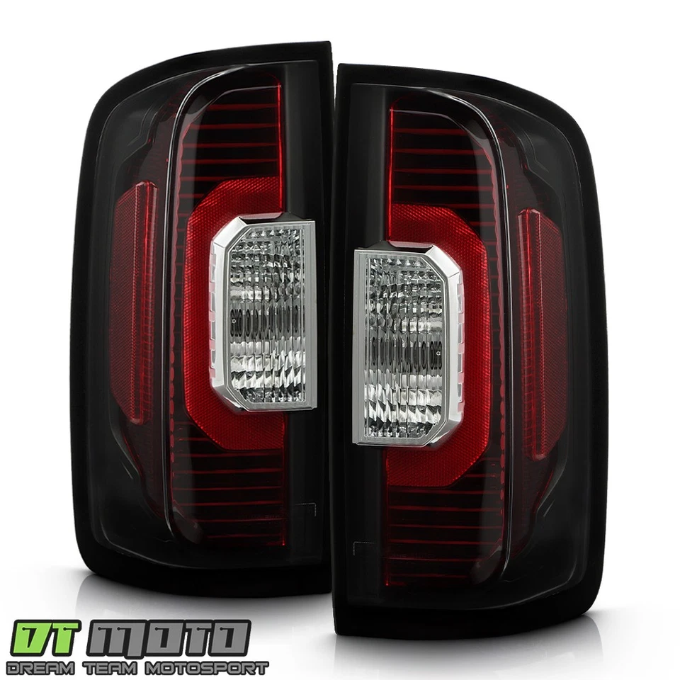 For 2015-2022 GMC Canyon/Chevy Colorado Black Tail Lights Brake Lamps Left+Right — 第 2/4 张图片