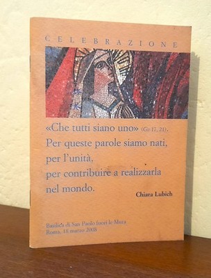 Grußfeier an Chiara Lubich, Rom 18. März 2008