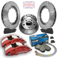 Fits Ford Focus Mk2 ST220 17” Front Brake Kit – 6 Pot Calipers [Pro Race 6]