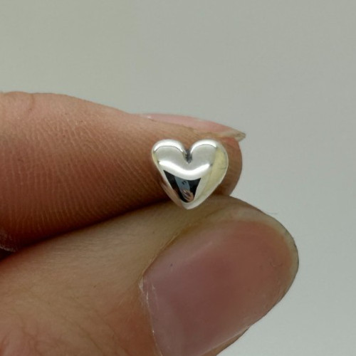SINGLE James Avery Solid Heart Stud Earring - image 1