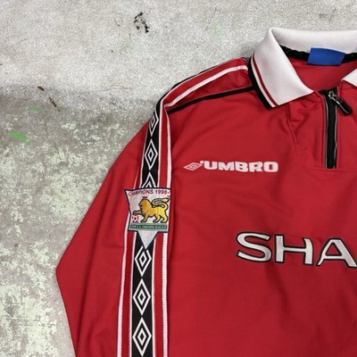 Manchester United 98/99 Soccer Jersey David Beckham #7 Mens Size