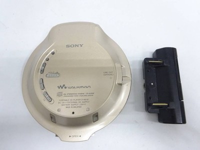 Sony D-NE10 ATRAC/MP3 CD Walkman Portable Player Audio Silver CD-R