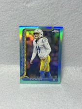 2025 Topps Chrome Cameron Dicker Aqua /299 Los Angeles Chargers