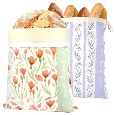 Beeswax Sourdough Bread Bags for Homemade Bread, 2 Packs XL Reusable Organic ...