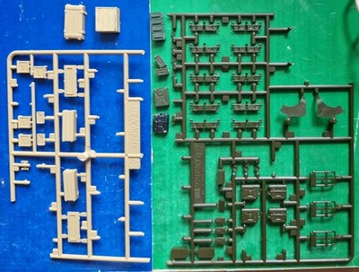 Restposten 1/35 Academy Hard Stowage, Kanister, Munitionskisten, M60 M48 Gleisglieder 