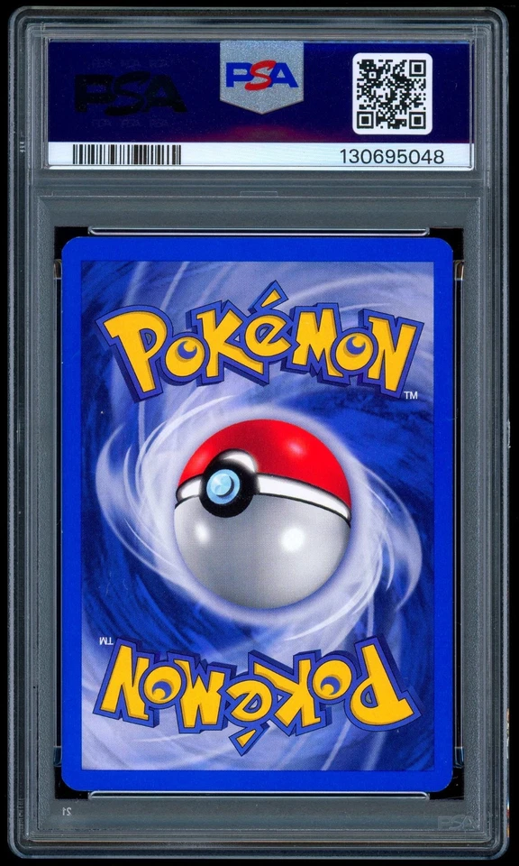2000 Pokemon BLAINE'S ARCANINE Gym Challenge HOLO RARE Card 1/132 SWIRL - PSA 8 - Image 2 of 3
