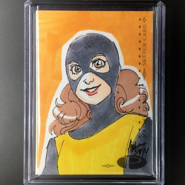 2014 Marvel Premier Kitty Pryde 2-panel Booklet Sketch Irma Ahmed 1/1