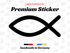 Ichthys Fisch Aufkleber Auto Heckscheibe | Christliches Symbol Sticker wasserfes