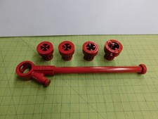 Toledo Pipe Threader with Dies, 1/8", 1/4", 3/8", 1/2",
