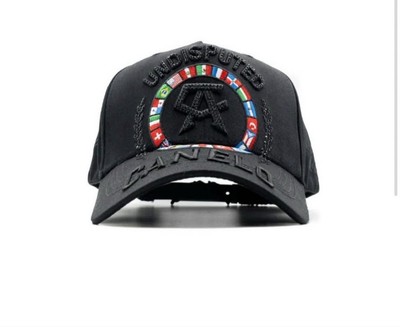 Canelo Undisputed Black Adjustable Boxing Hat Adult Unisex