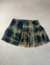 DDP Vintage John Galliano Asymmetric Floral Chiffon Mini Skirt