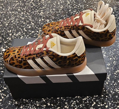 adidas VL Court 3.0 K Unisex Kids Athletic Sneaker Leopard US 1 LA1816
