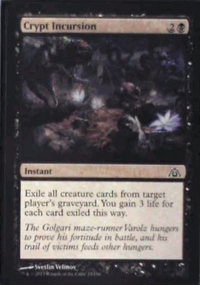 Crypt Incursion - Dragon's Maze: #23, Magic: The Gathering Nm C306
