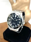Omega Seamaster Men's Watch 22645000 Swiss Quartz 1538 Vintage Black Dial 41mm