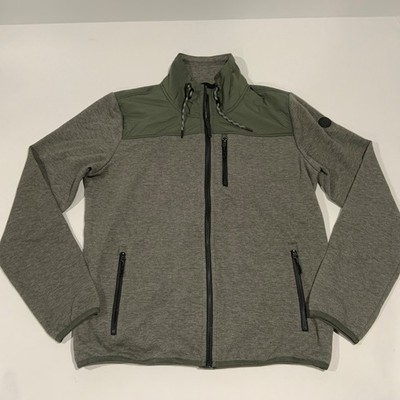G.I.G.A DX By Killtec Mens Sz XL Green Knitted Fleece Sweater Jacket Coat