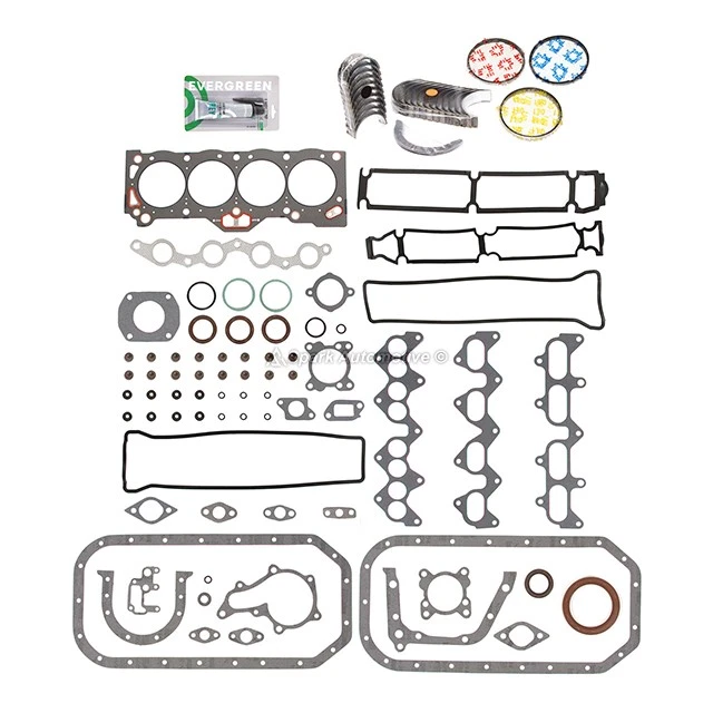 Conjunto completo de anéis de rolamentos de junta compatível com 1985-1987 Toyota Corolla MR2 1,6L - Imagem 2 de 4