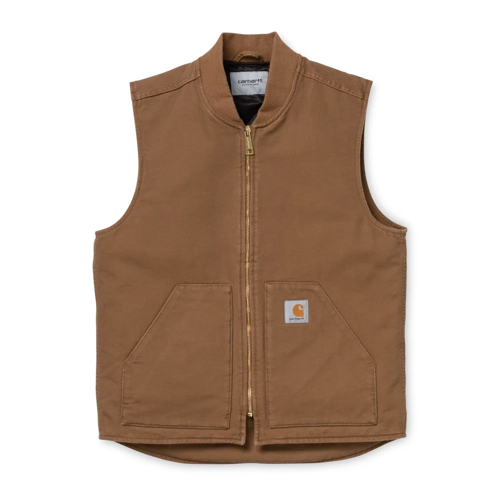 Gilet classico Carhartt WIP Work In Progress Hamilton marrone taglia 2XL NUOVO SENZA ETICHETTE RARO