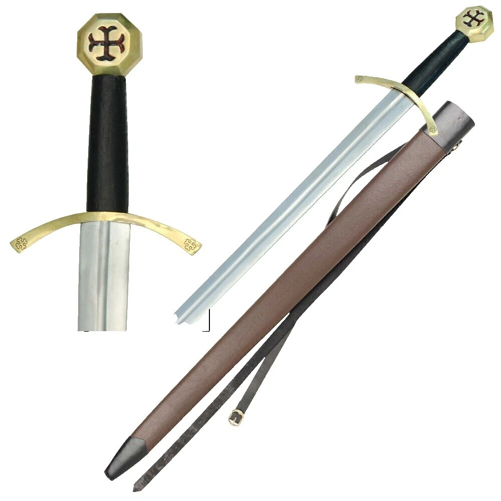 Mango de madera y europeo de Colección Marrón Mediterráneo espadas y sables